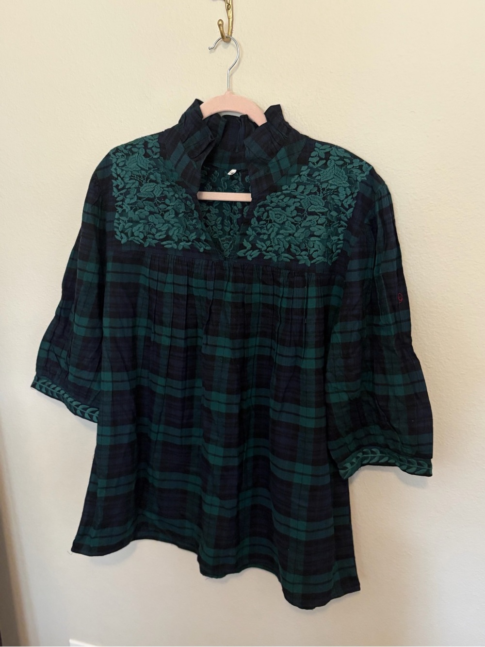 Spirit Dress Plaid Top